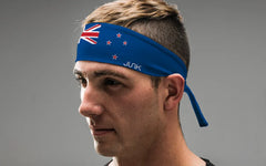 New Zealand Flag Tie Headband