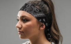 Black Lightning Flex Tie Headband