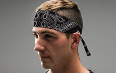 Black Lightning Flex Tie Headband