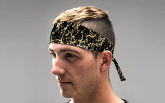 Dripping Gold Flex Tie Headband