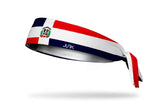 Dominican Republic Flag Flex Tie Headband