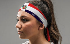 Dominican Republic Flag Flex Tie Headband