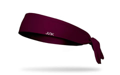 Dark Maroon Flex Tie Headband