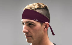 Dark Maroon Flex Tie Headband