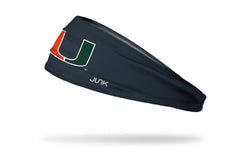 University of Miami: Logo Gray Big Bang Lite Headband