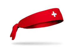Switzerland Flag Tie Headband