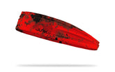 Red Grunge Infinity Headband