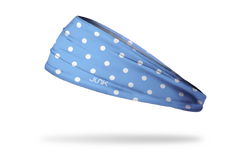 Blue Polka Dots Big Bang Lite Headband
