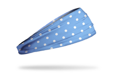 Blue Polka Dots Big Bang Lite Headband