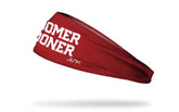 University of Oklahoma: Boomer Sooner Red Big Bang Lite Headband