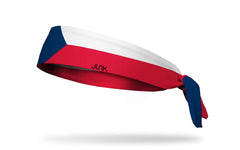 Czech Republic Flag Tie Headband