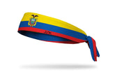 Ecuador Flag Tie Headband