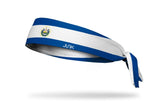 El Salvador Flag Flex Tie Headband