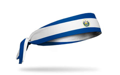 El Salvador Flag Flex Tie Headband