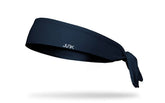 Navy Flex Tie Headband