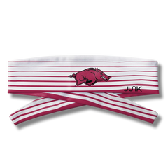University of Arkansas: Gradient Stripe Flex Tie Headband