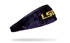 Louisiana State University: Grunge Black Big Bang Lite Headband