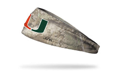 University of Miami: Realtree Faded APX Big Bang Lite Headband