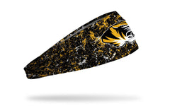 University of Missouri: Splatter Black Big Bang Lite Headband