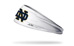 University of Notre Dame: Logo White Big Bang Lite Headband
