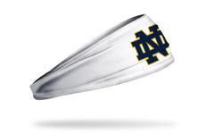 University of Notre Dame: Logo White Big Bang Lite Headband