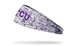 TCU: Splatter White Big Bang Lite Headband