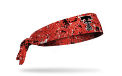 Texas Tech University: Splatter Red Flex Tie Headband