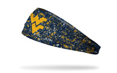 West Virginia University: Splatter Navy Big Bang Lite Headband