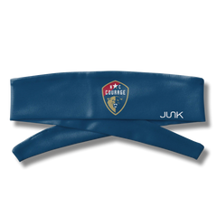 North Carolina Courage: Logo Navy Flex Tie Headband