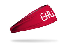 Ohio State: Script Ohio Scarlet Big Bang Lite Headband