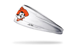 Oklahoma State University: Pistol Pete White Big Bang Lite Headband