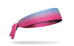 Ribbie Blue Flex Tie Headband