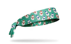 Snowmen on Parade Flex Tie Headband