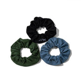 Upcycled Scrunchie - Essentials 3 Pack