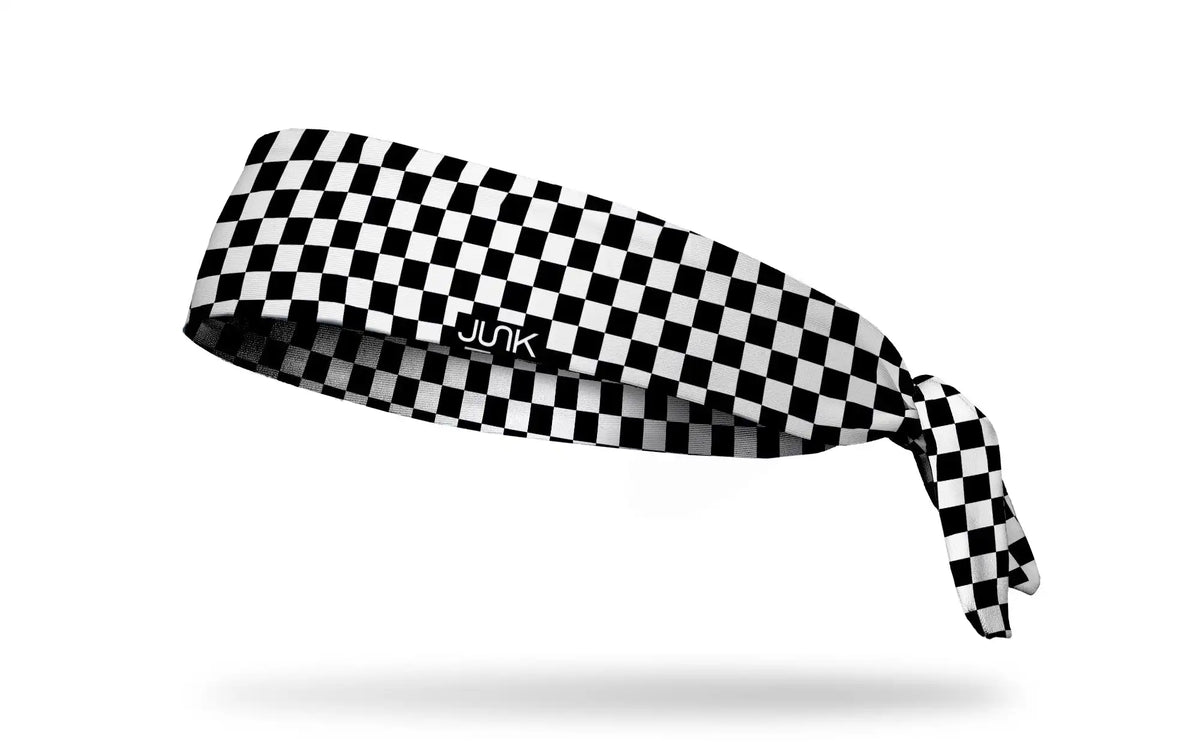 Checkered Flex Tie Headband