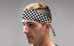 Checkered Flex Tie Headband