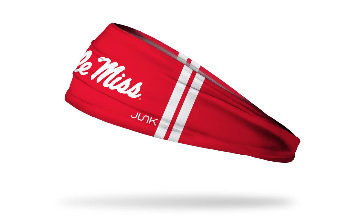 University of Mississippi: Ole Miss Stripes Red Big Bang Lite Headband