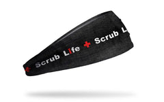 Scrub Life (Black) Big Bang Lite Headband