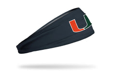 University of Miami: Logo Gray Big Bang Lite Headband