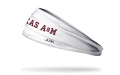 Texas A&M University: Wordmark White Big Bang Lite Headband
