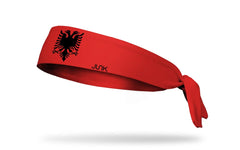 Albania Flag Tie Headband