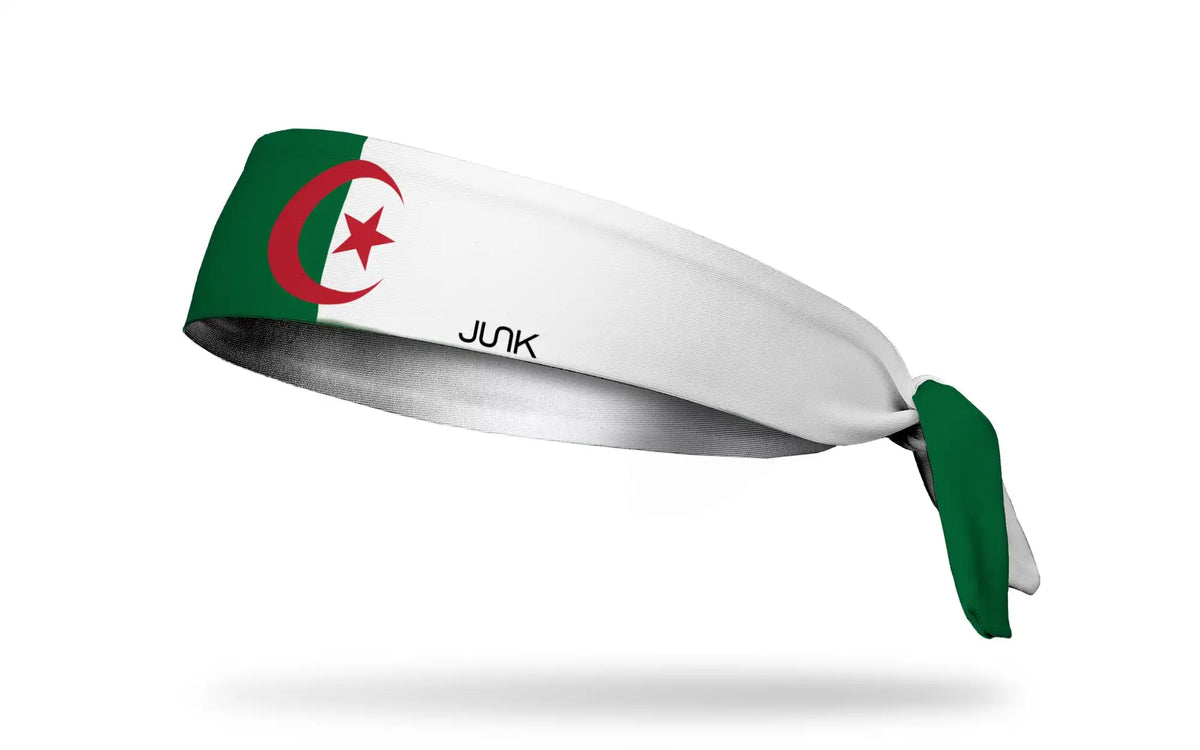 Algeria Flag Tie Headband