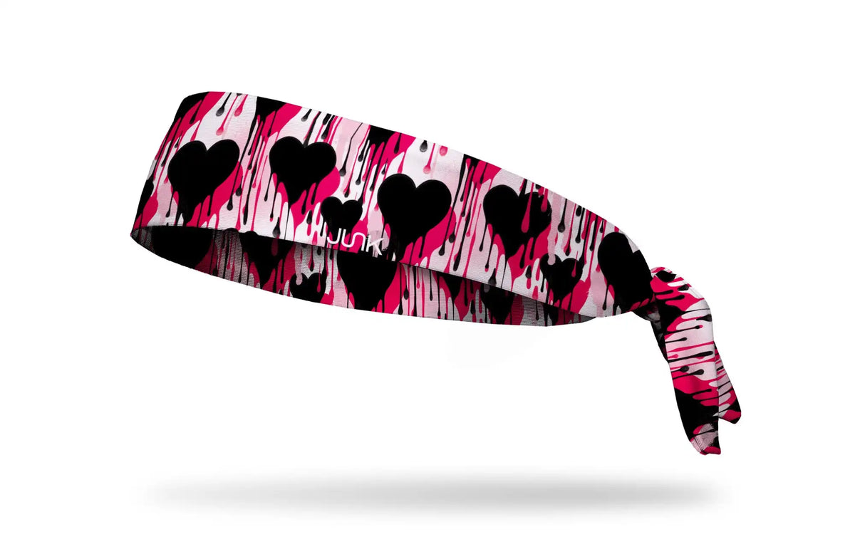 Bleeding Hearts Flex Tie Headband