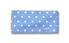 Blue Polka Dots Big Bang Lite Headband