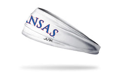 University of Kansas: Wordmark White Big Bang Lite Headband