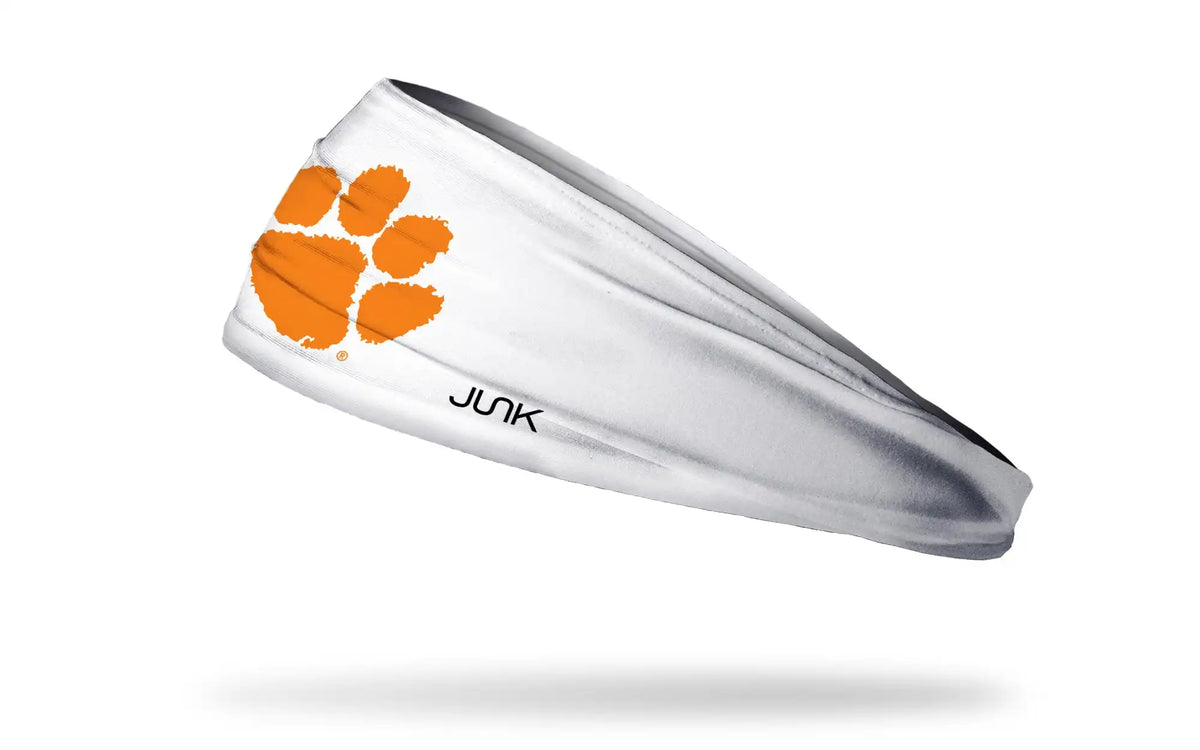 Clemson Tigers: Logo White Big Bang Lite Headband