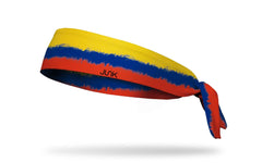 Colombia Painted Flag Tie Headband