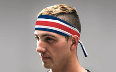 Costa Rica Flag Flex Tie Headband