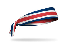 Costa Rica Flag Flex Tie Headband