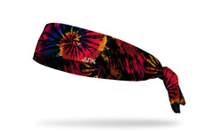Dark Rainbow Flex Tie Headband